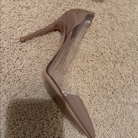 Gianvito Rossi Beige and Clear Heels - Picture 8 of 14